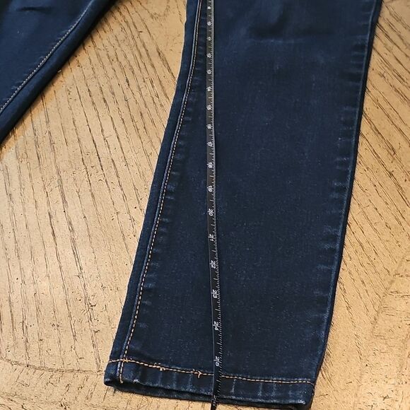 Vera Wang Blue Skinny Ankle Jeans Size 10 - Picture 7 of 10